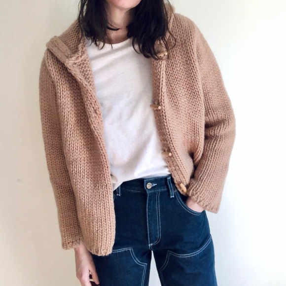 Chunky knit 100% wool cardigan - Picture 16 of 16